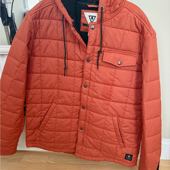 VISSLA Men's Rust Puffer Jacket - Picture 2 of 3